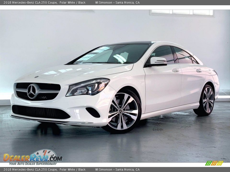 2018 Mercedes-Benz CLA 250 Coupe Polar White / Black Photo #12