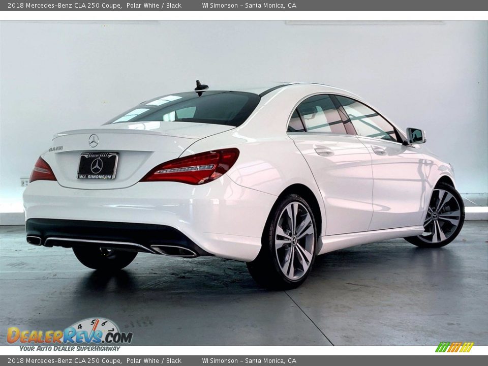 2018 Mercedes-Benz CLA 250 Coupe Polar White / Black Photo #13