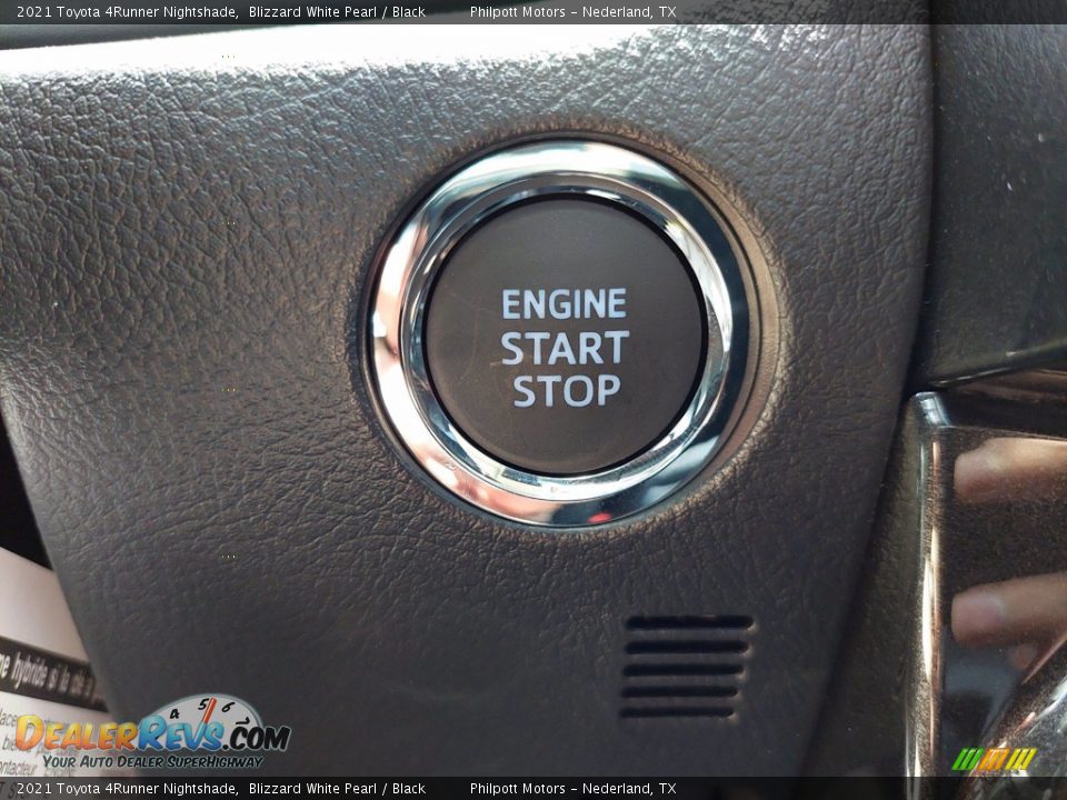 2021 Toyota 4Runner Nightshade Blizzard White Pearl / Black Photo #24