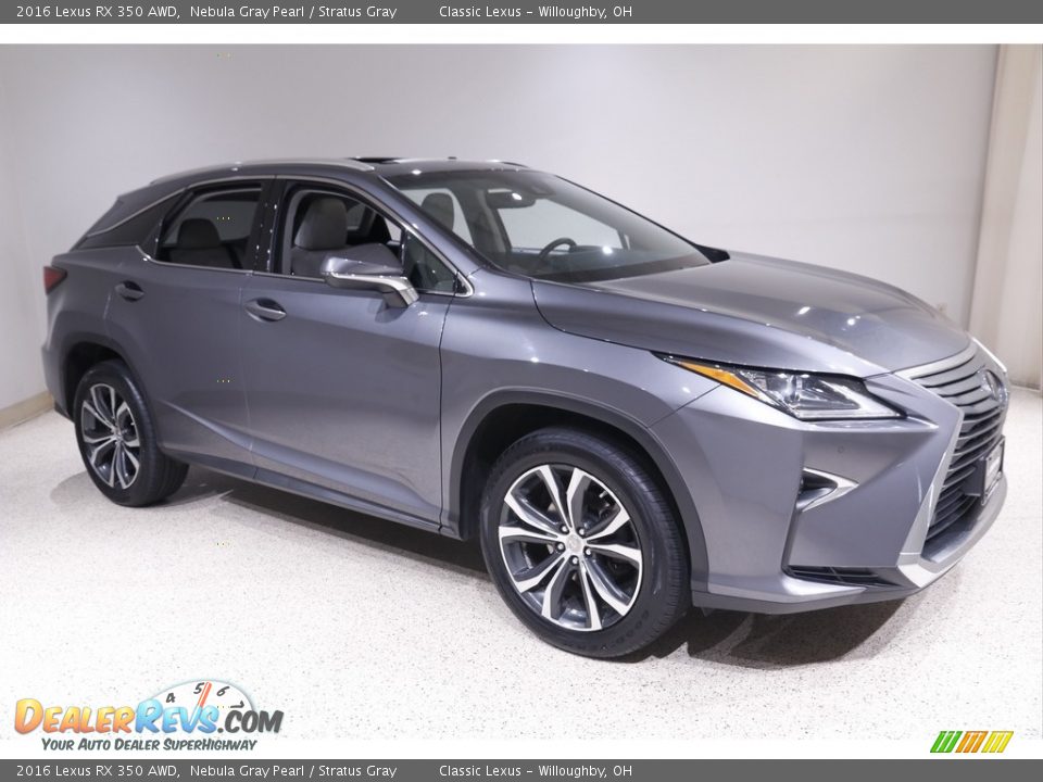 Nebula Gray Pearl 2016 Lexus RX 350 AWD Photo #1