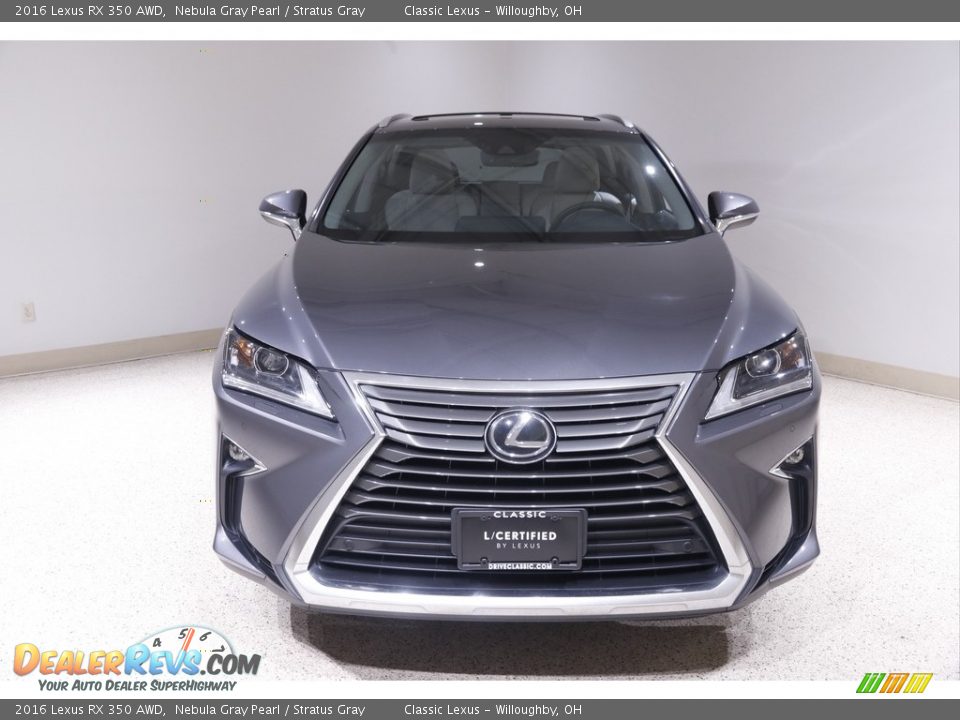 2016 Lexus RX 350 AWD Nebula Gray Pearl / Stratus Gray Photo #2