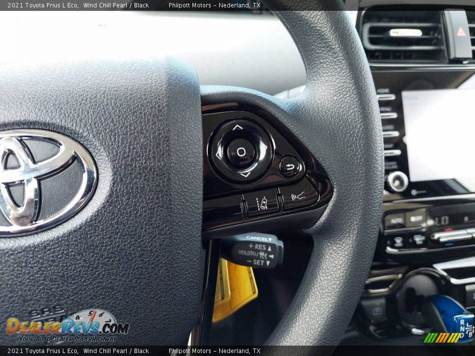 2021 Toyota Prius L Eco Steering Wheel Photo #14