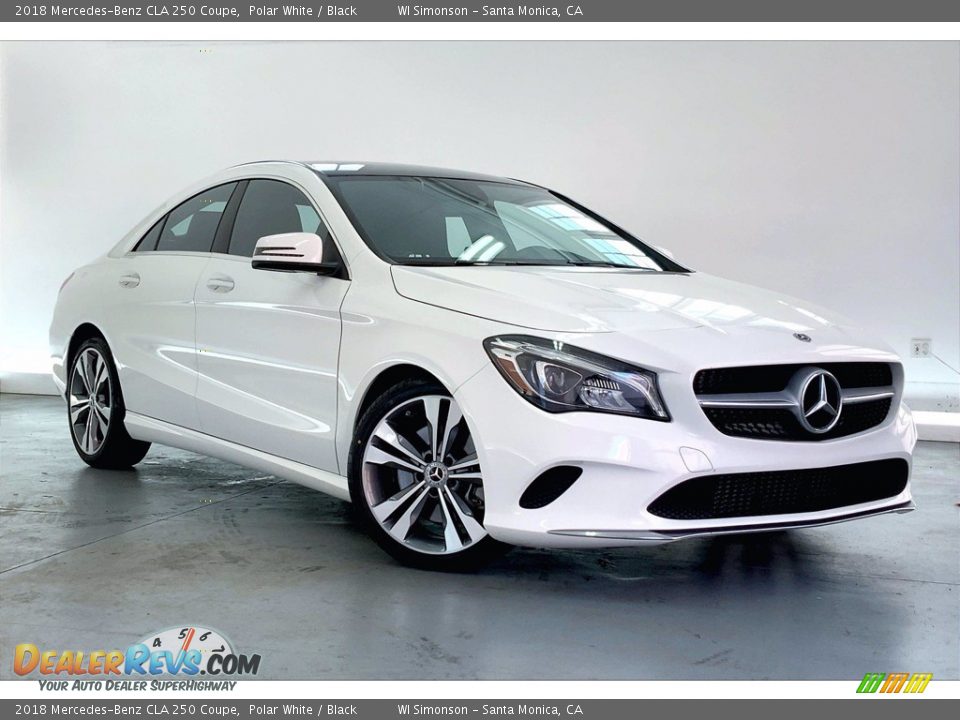 2018 Mercedes-Benz CLA 250 Coupe Polar White / Black Photo #34