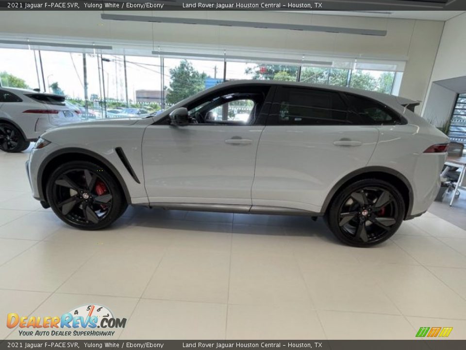 2021 Jaguar F-PACE SVR Yulong White / Ebony/Ebony Photo #6