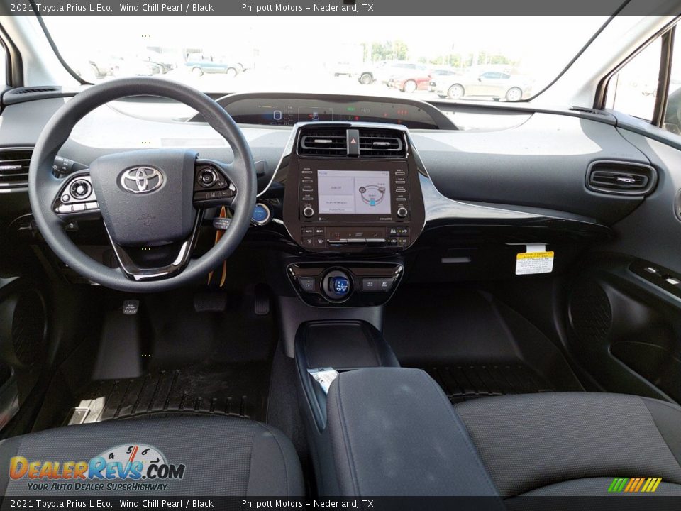 Black Interior - 2021 Toyota Prius L Eco Photo #23