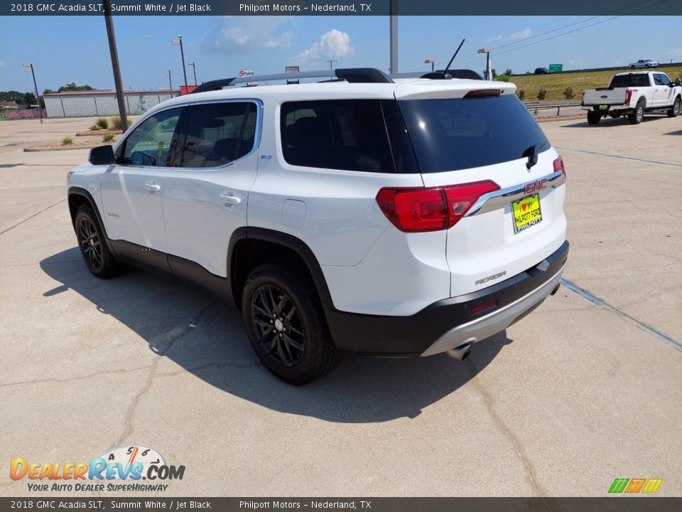 2018 GMC Acadia SLT Summit White / Jet Black Photo #5