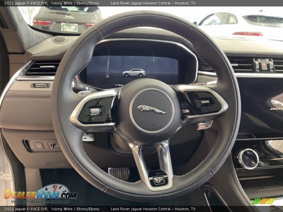 2021 Jaguar F-PACE SVR Steering Wheel Photo #15