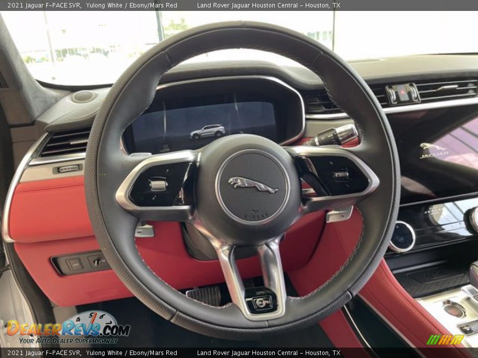 2021 Jaguar F-PACE SVR Steering Wheel Photo #15