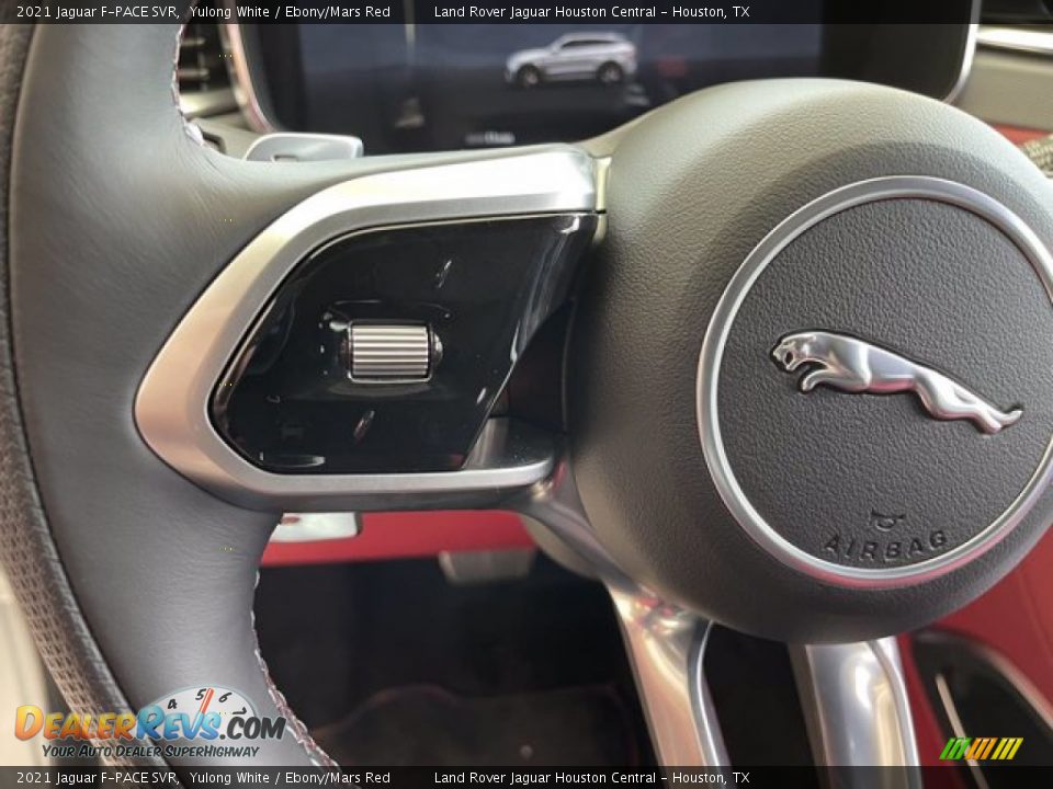 2021 Jaguar F-PACE SVR Steering Wheel Photo #16