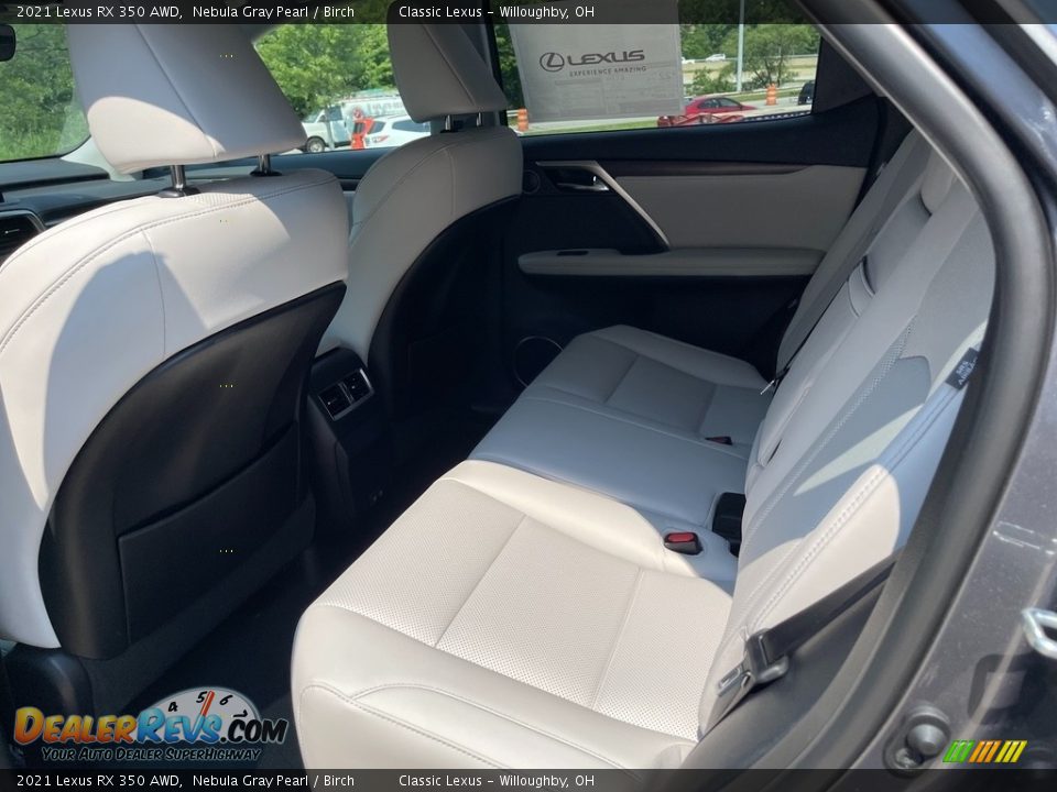 Rear Seat of 2021 Lexus RX 350 AWD Photo #3