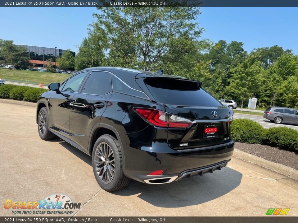 2021 Lexus RX 350 F Sport AWD Obsidian / Black Photo #4