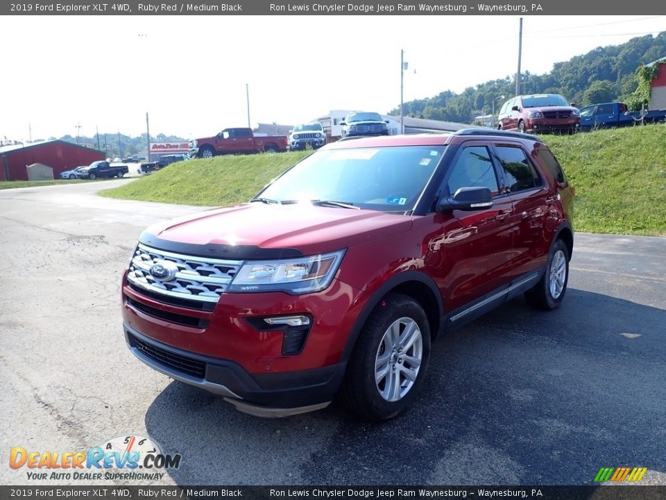 2019 Ford Explorer XLT 4WD Ruby Red / Medium Black Photo #1