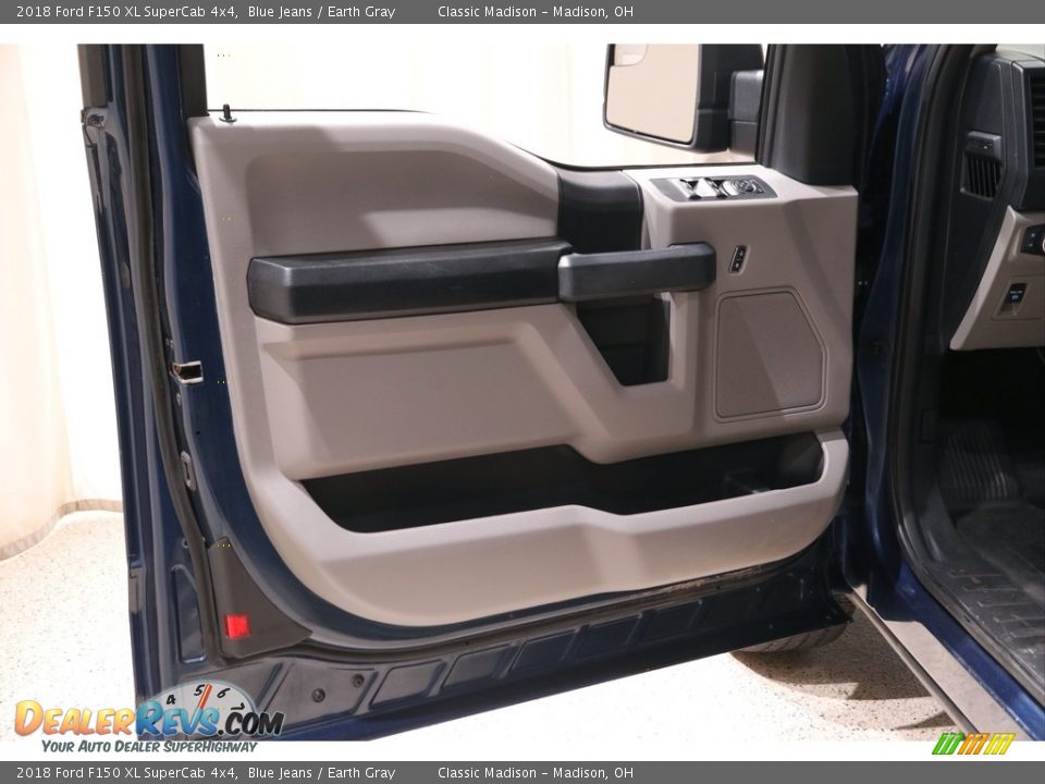 2018 Ford F150 XL SuperCab 4x4 Blue Jeans / Earth Gray Photo #4