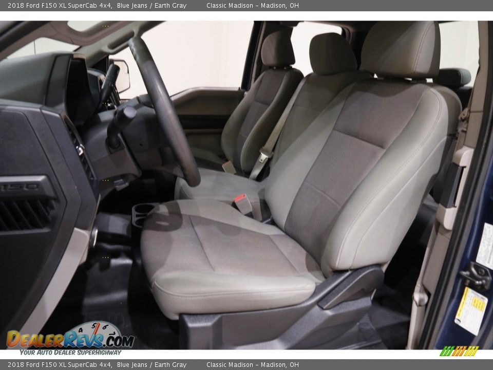 2018 Ford F150 XL SuperCab 4x4 Blue Jeans / Earth Gray Photo #5
