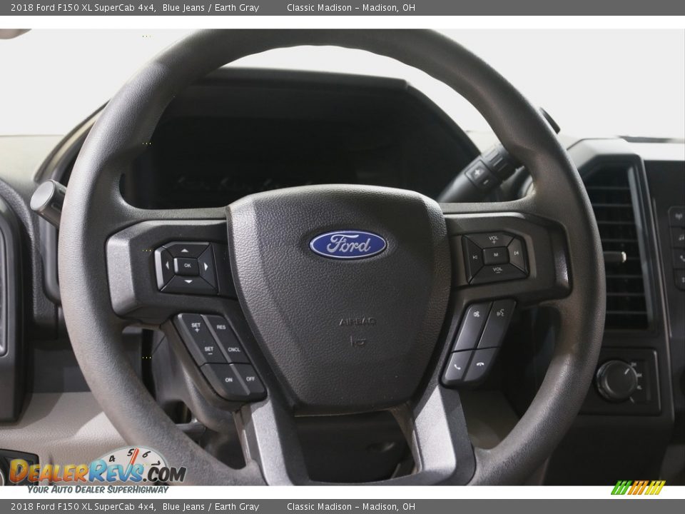 2018 Ford F150 XL SuperCab 4x4 Blue Jeans / Earth Gray Photo #7