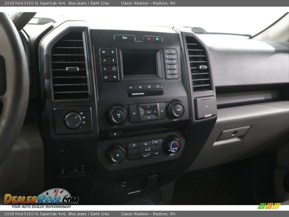 2018 Ford F150 XL SuperCab 4x4 Blue Jeans / Earth Gray Photo #9