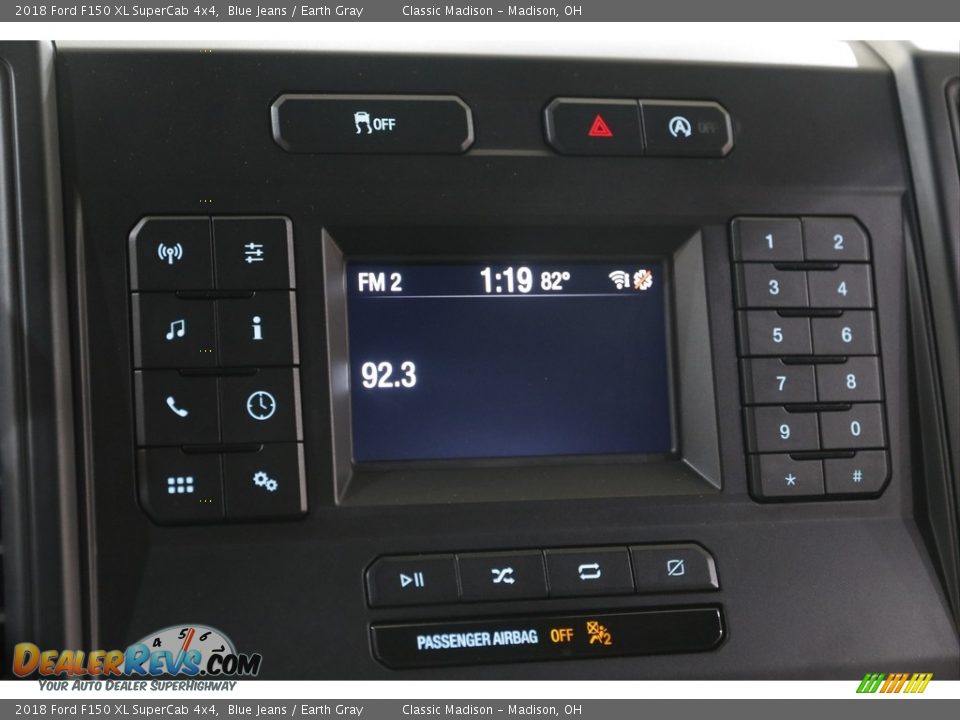 2018 Ford F150 XL SuperCab 4x4 Blue Jeans / Earth Gray Photo #10