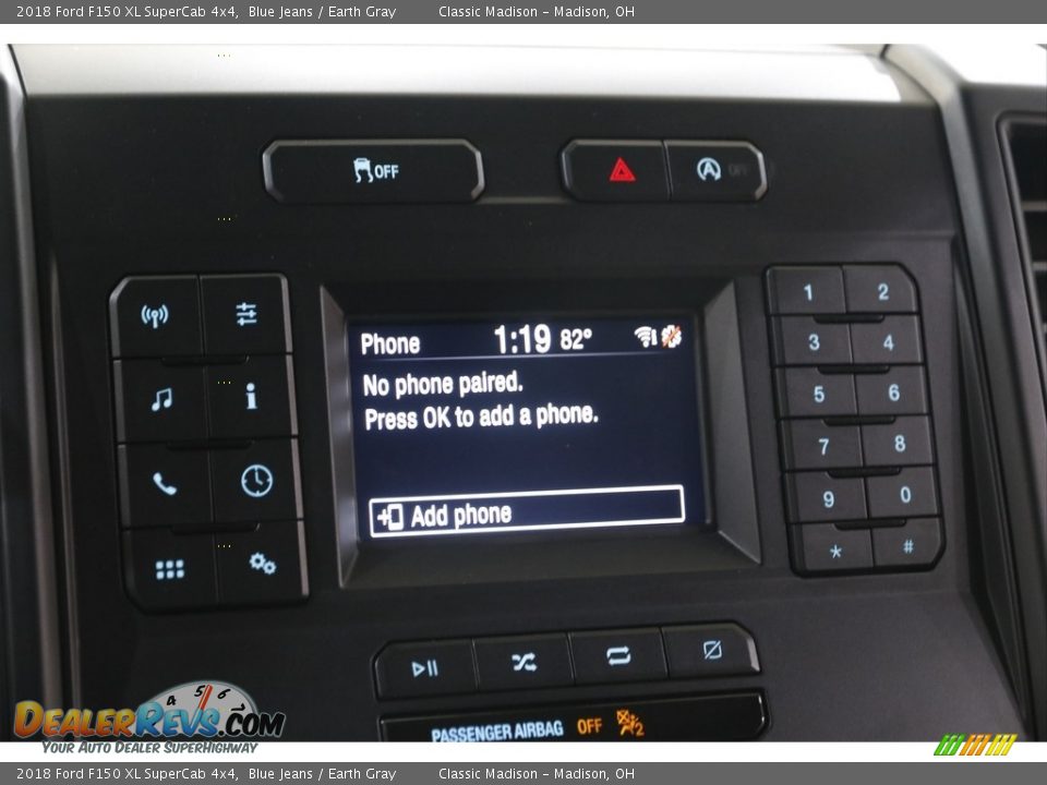 2018 Ford F150 XL SuperCab 4x4 Blue Jeans / Earth Gray Photo #11