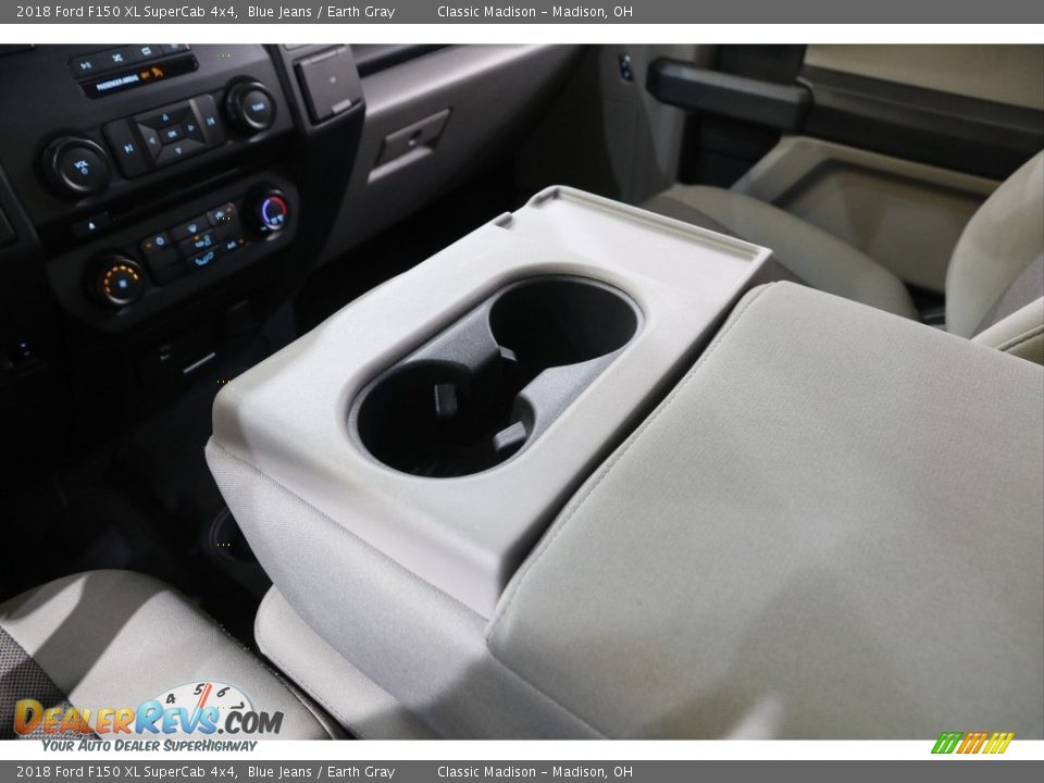2018 Ford F150 XL SuperCab 4x4 Blue Jeans / Earth Gray Photo #13