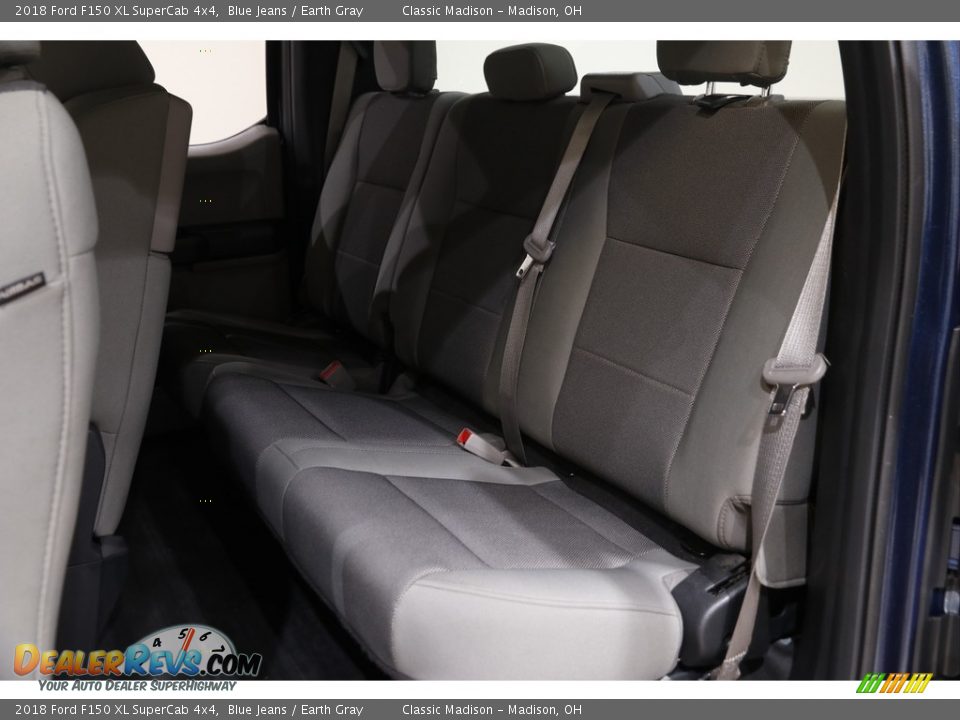 2018 Ford F150 XL SuperCab 4x4 Blue Jeans / Earth Gray Photo #16