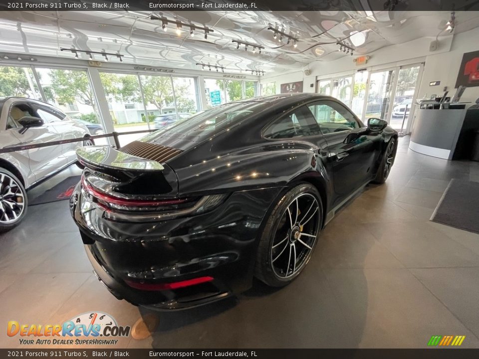 Black 2021 Porsche 911 Turbo S Photo #5