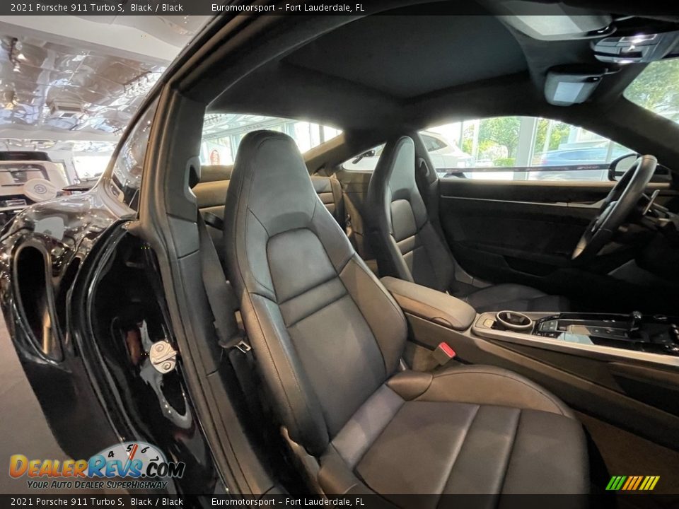 Black Interior - 2021 Porsche 911 Turbo S Photo #7