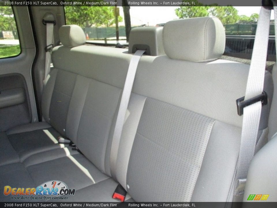 2008 Ford F150 XLT SuperCab Oxford White / Medium/Dark Flint Photo #4