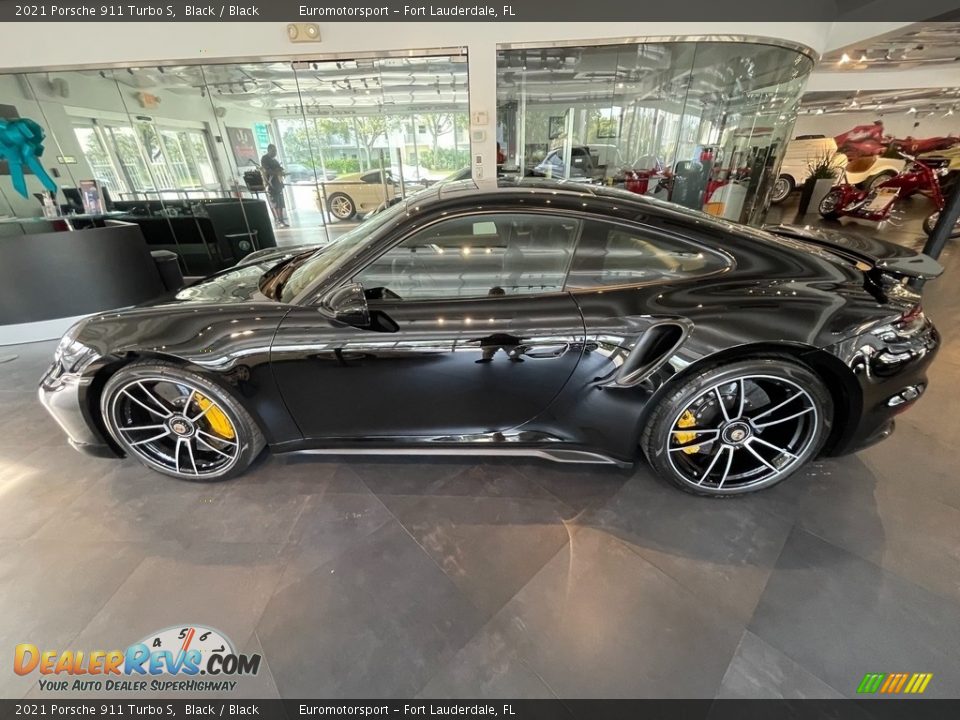 Black 2021 Porsche 911 Turbo S Photo #10