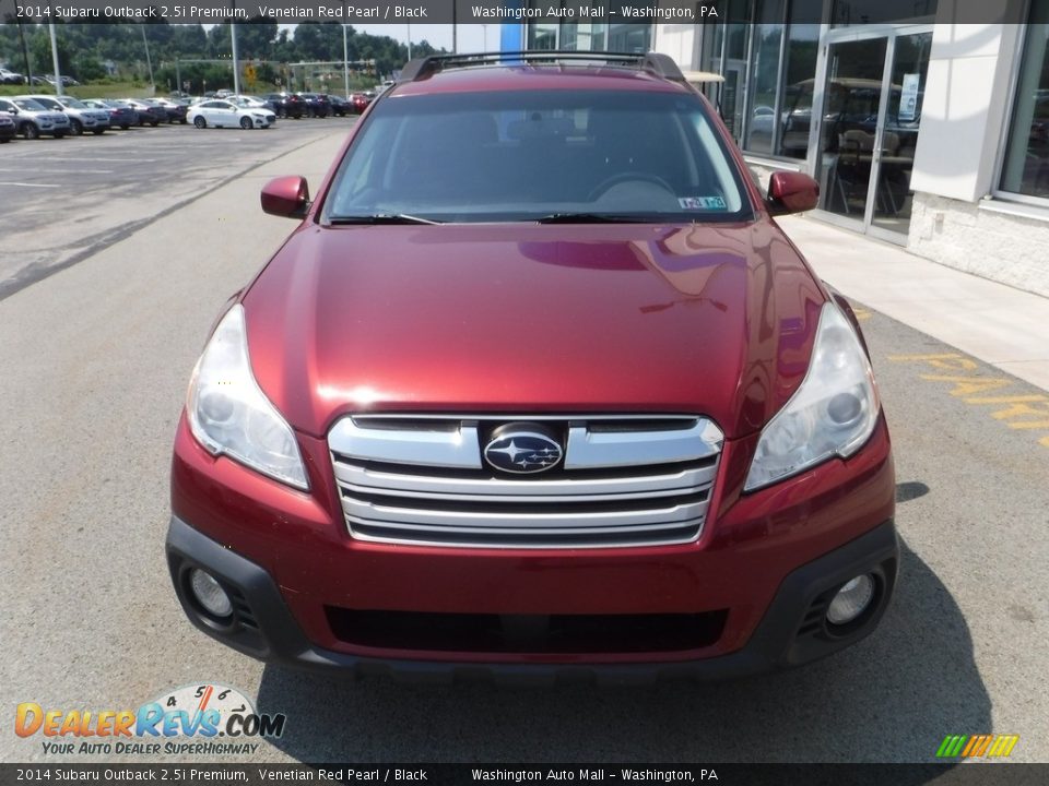 2014 Subaru Outback 2.5i Premium Venetian Red Pearl / Black Photo #5