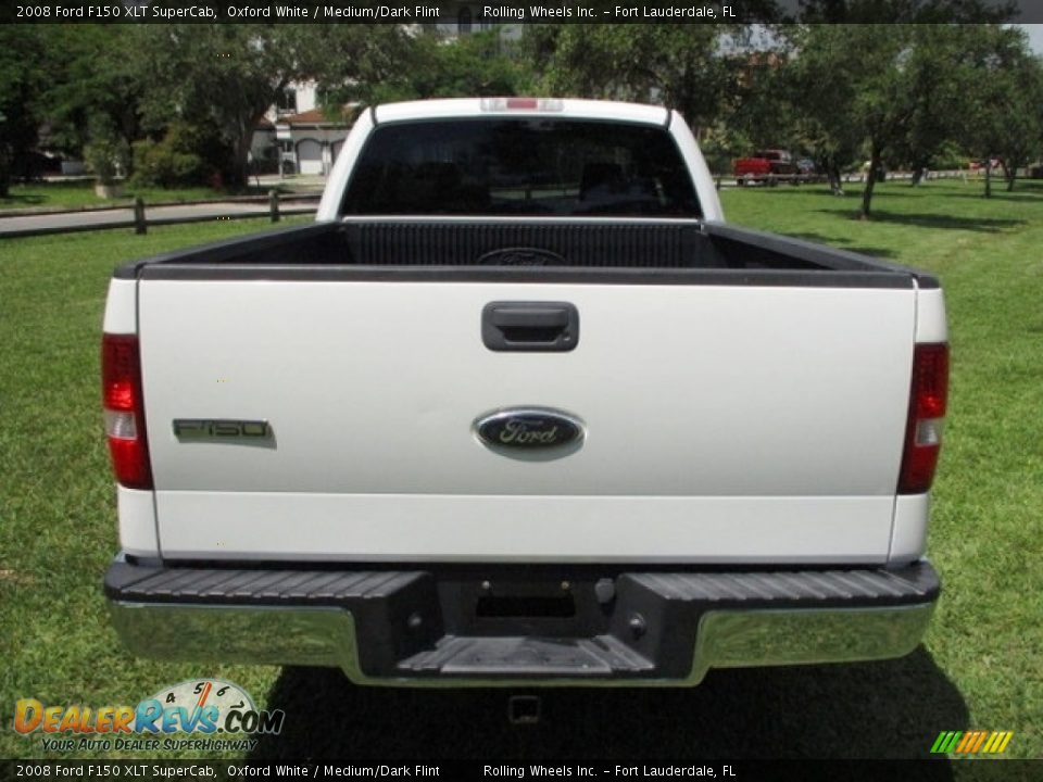 2008 Ford F150 XLT SuperCab Oxford White / Medium/Dark Flint Photo #7