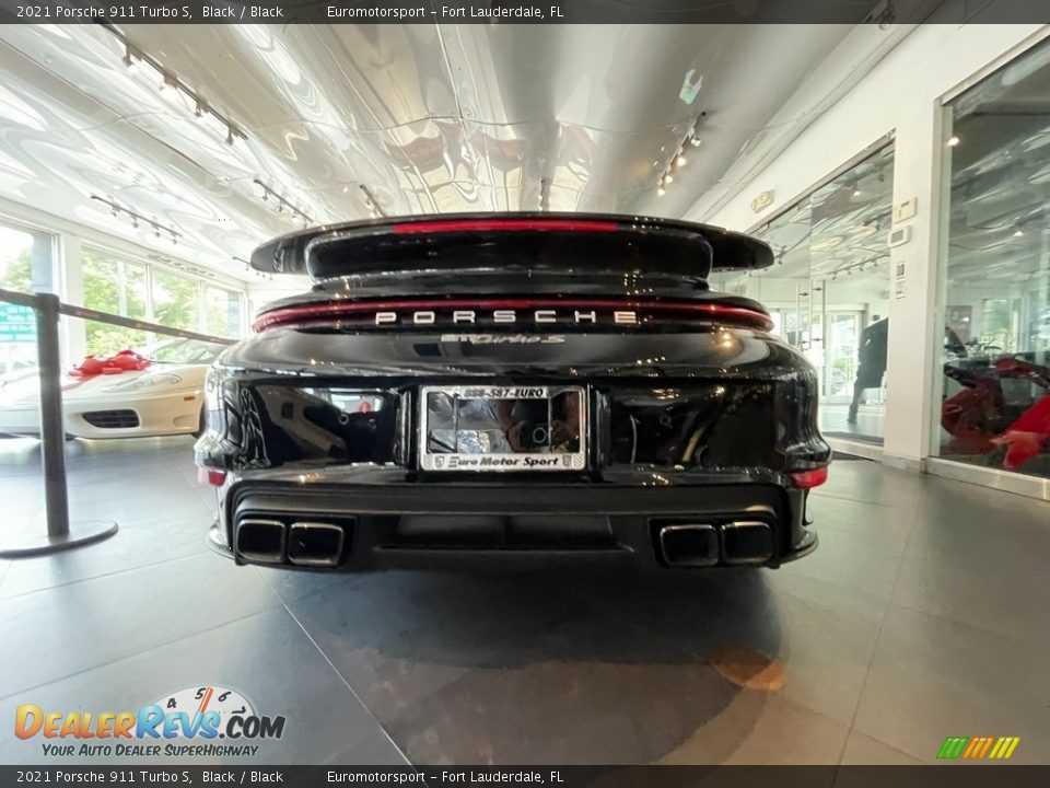 2021 Porsche 911 Turbo S Black / Black Photo #14