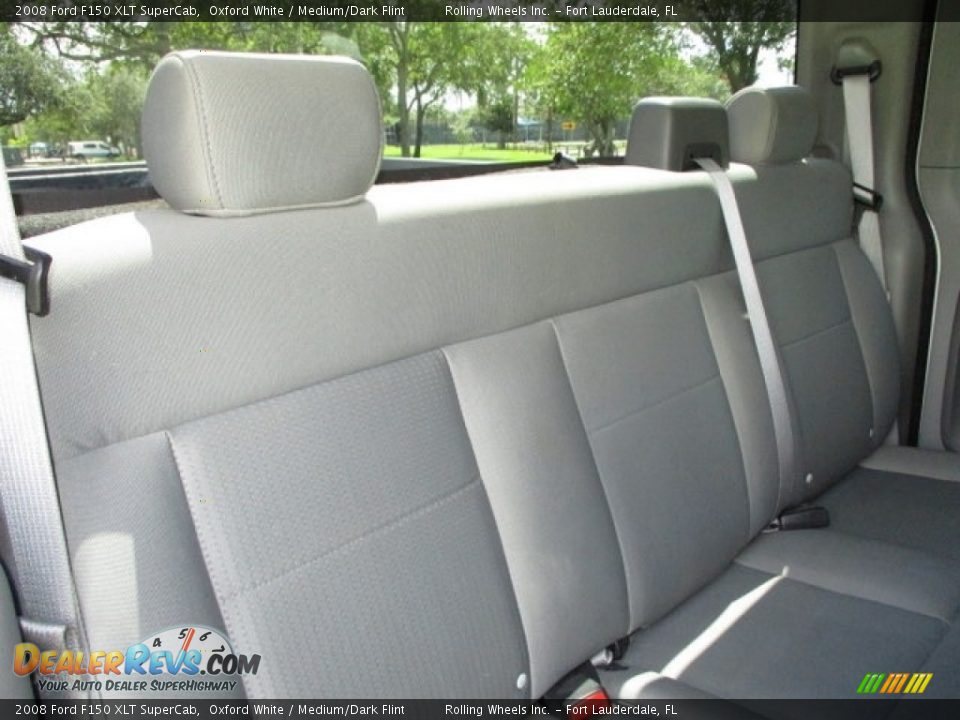 2008 Ford F150 XLT SuperCab Oxford White / Medium/Dark Flint Photo #10
