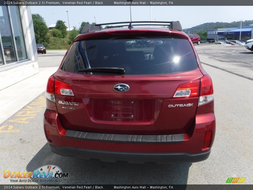 2014 Subaru Outback 2.5i Premium Venetian Red Pearl / Black Photo #9