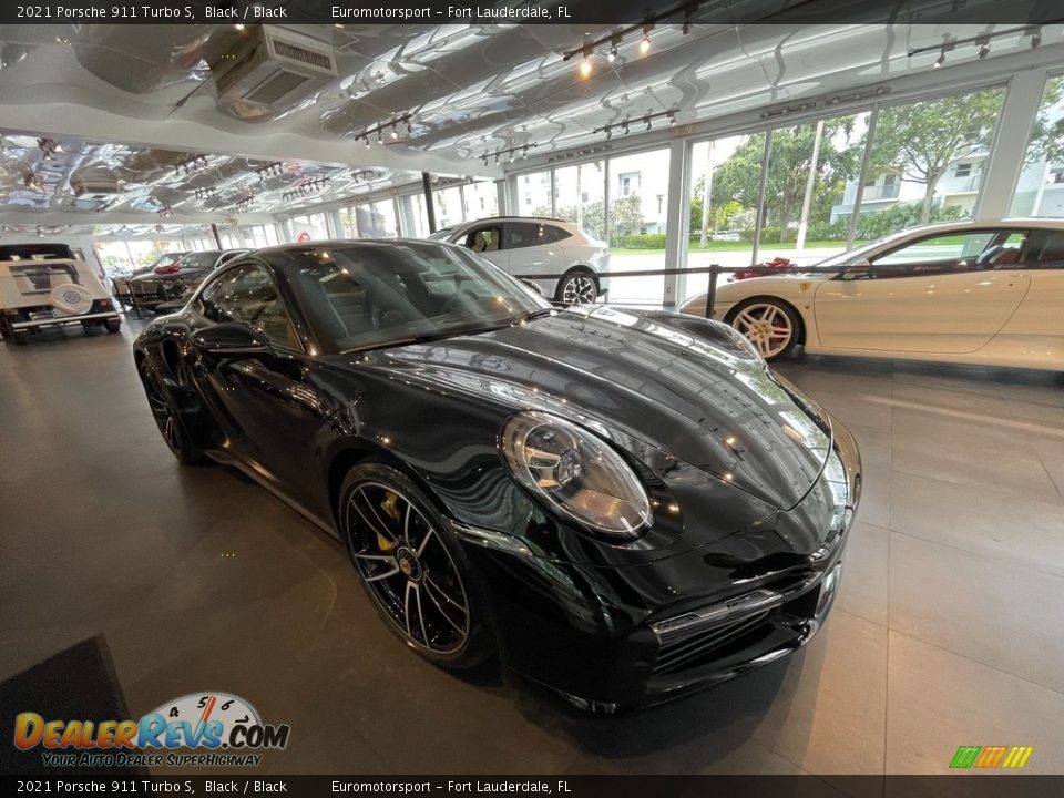 2021 Porsche 911 Turbo S Black / Black Photo #15