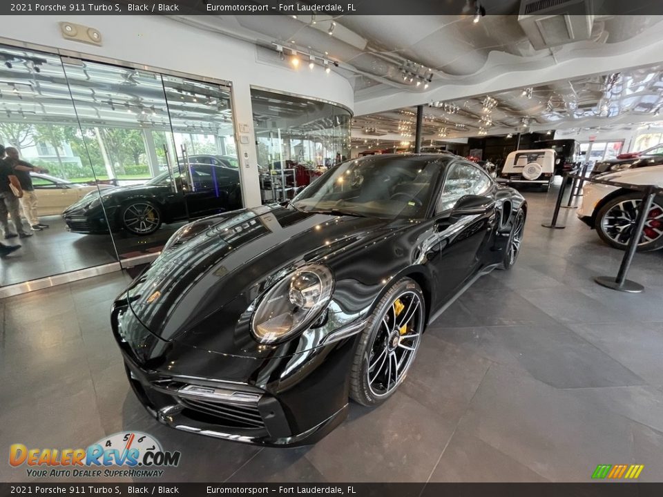 Black 2021 Porsche 911 Turbo S Photo #16