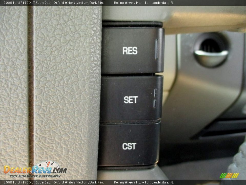 2008 Ford F150 XLT SuperCab Oxford White / Medium/Dark Flint Photo #12