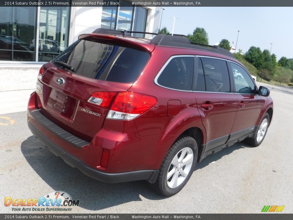 2014 Subaru Outback 2.5i Premium Venetian Red Pearl / Black Photo #11