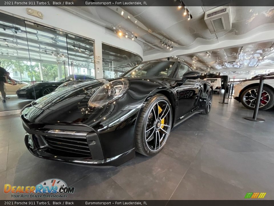 2021 Porsche 911 Turbo S Black / Black Photo #18