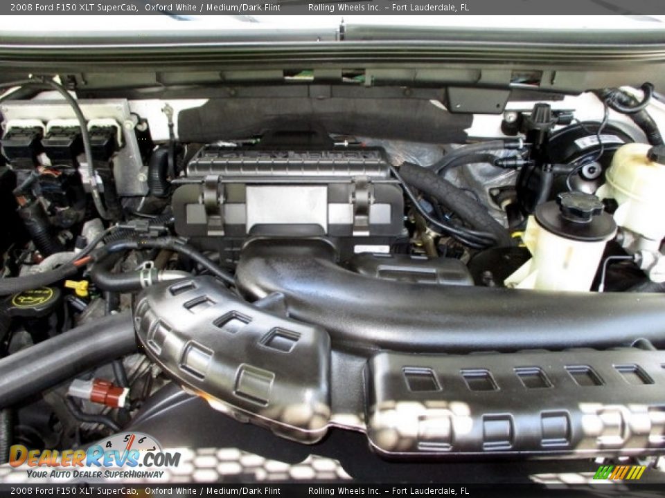 2008 Ford F150 XLT SuperCab Oxford White / Medium/Dark Flint Photo #21