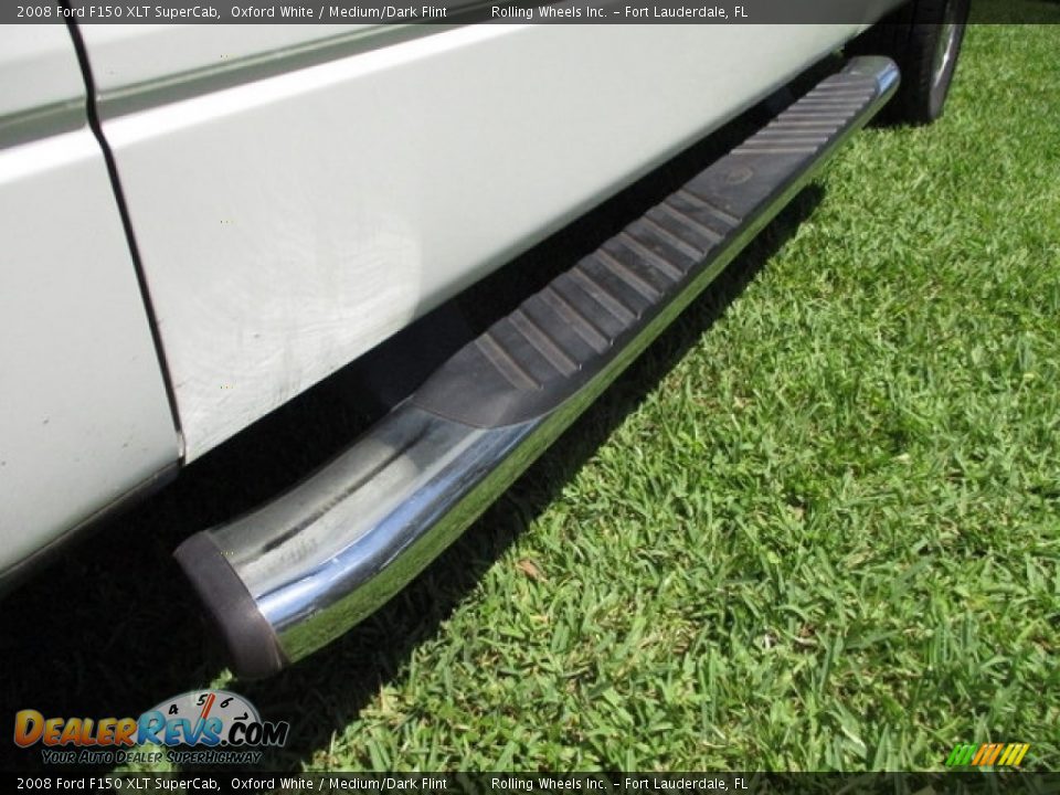 2008 Ford F150 XLT SuperCab Oxford White / Medium/Dark Flint Photo #22