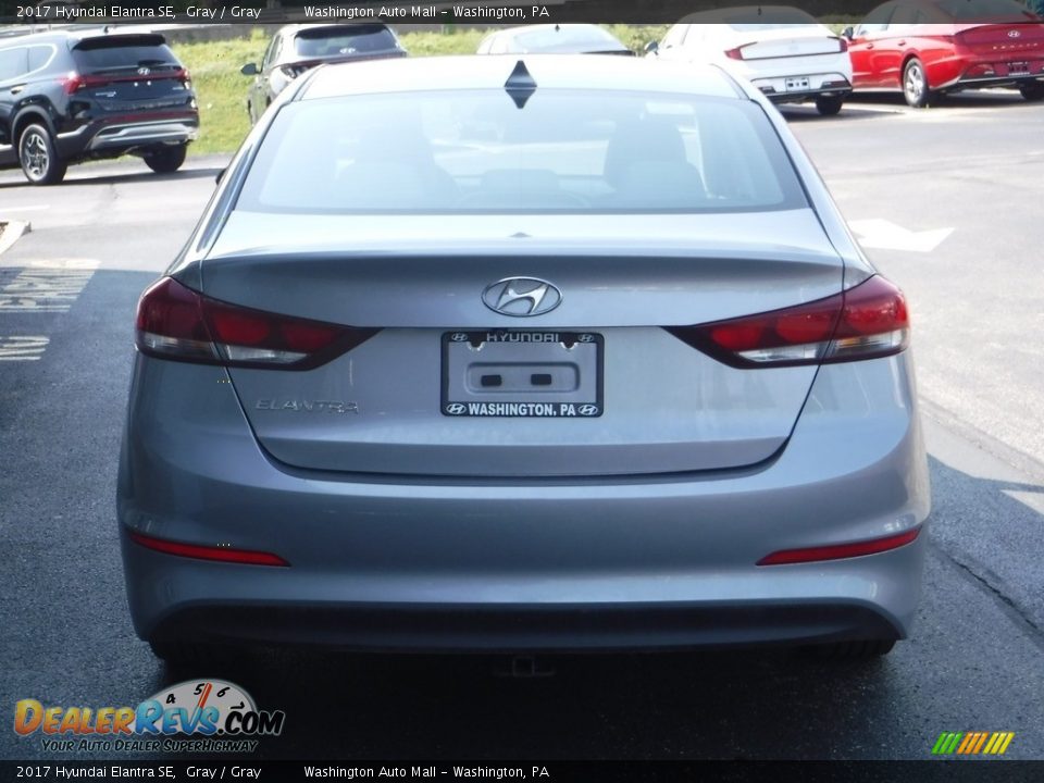 2017 Hyundai Elantra SE Gray / Gray Photo #8