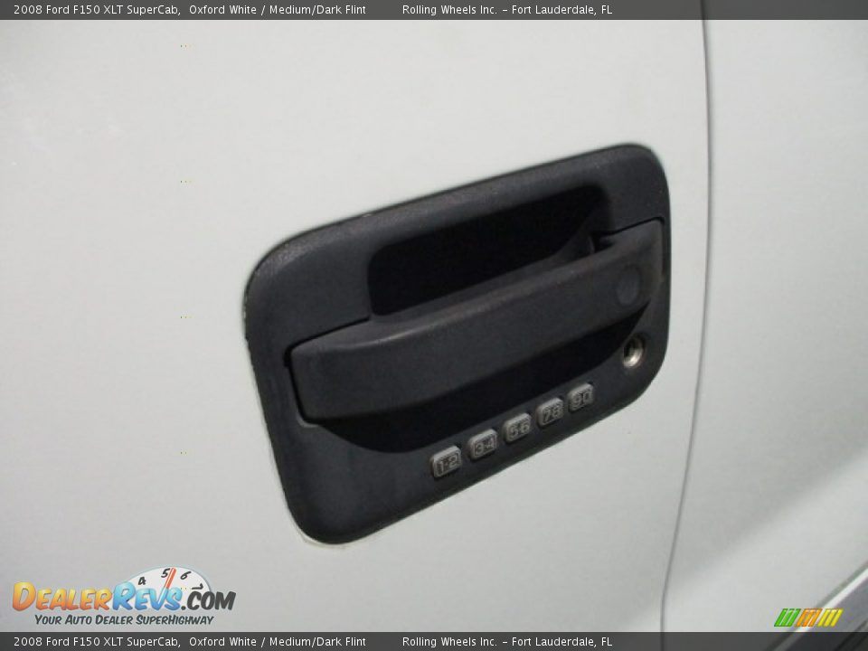 2008 Ford F150 XLT SuperCab Oxford White / Medium/Dark Flint Photo #25