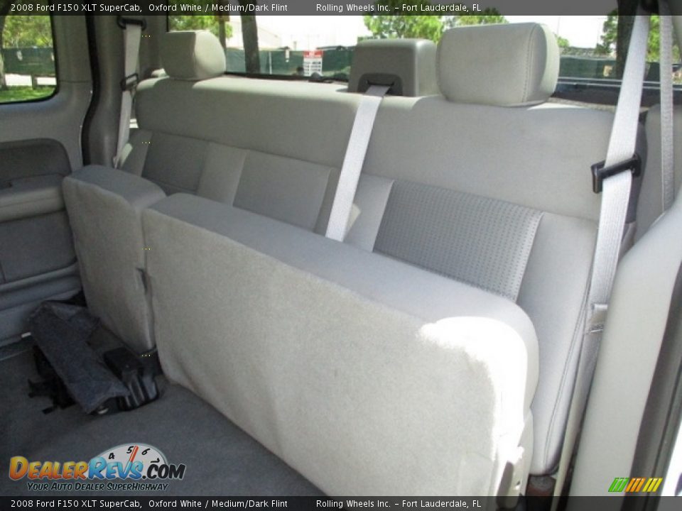 2008 Ford F150 XLT SuperCab Oxford White / Medium/Dark Flint Photo #28