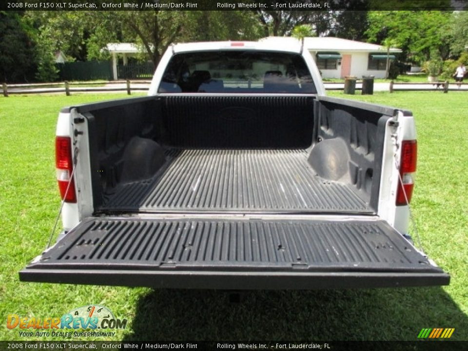 2008 Ford F150 XLT SuperCab Oxford White / Medium/Dark Flint Photo #30