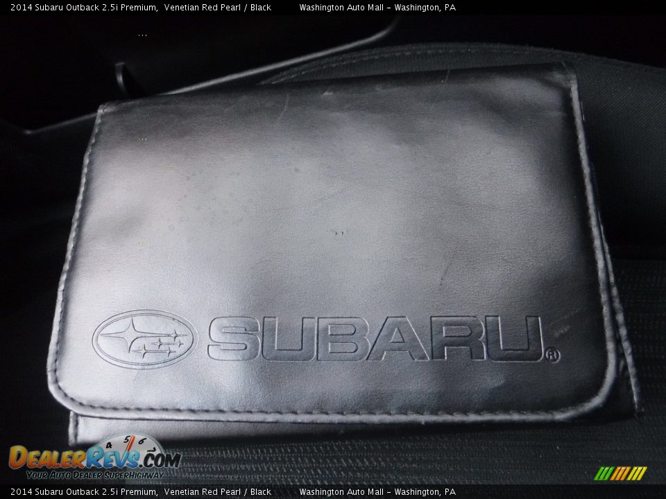 2014 Subaru Outback 2.5i Premium Venetian Red Pearl / Black Photo #27