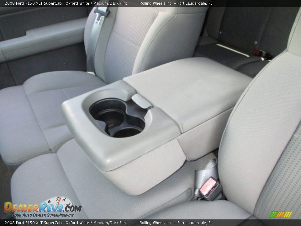 2008 Ford F150 XLT SuperCab Oxford White / Medium/Dark Flint Photo #31