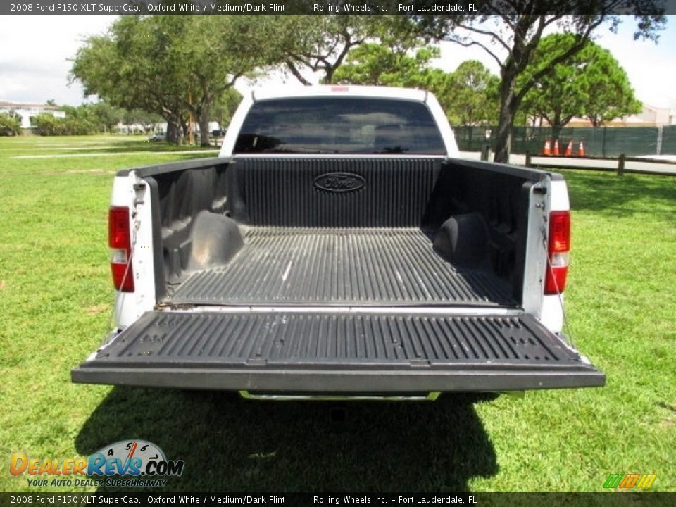 2008 Ford F150 XLT SuperCab Oxford White / Medium/Dark Flint Photo #32