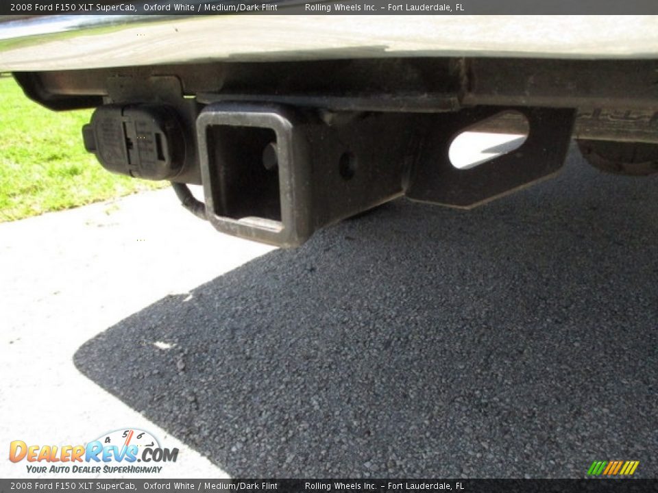2008 Ford F150 XLT SuperCab Oxford White / Medium/Dark Flint Photo #33
