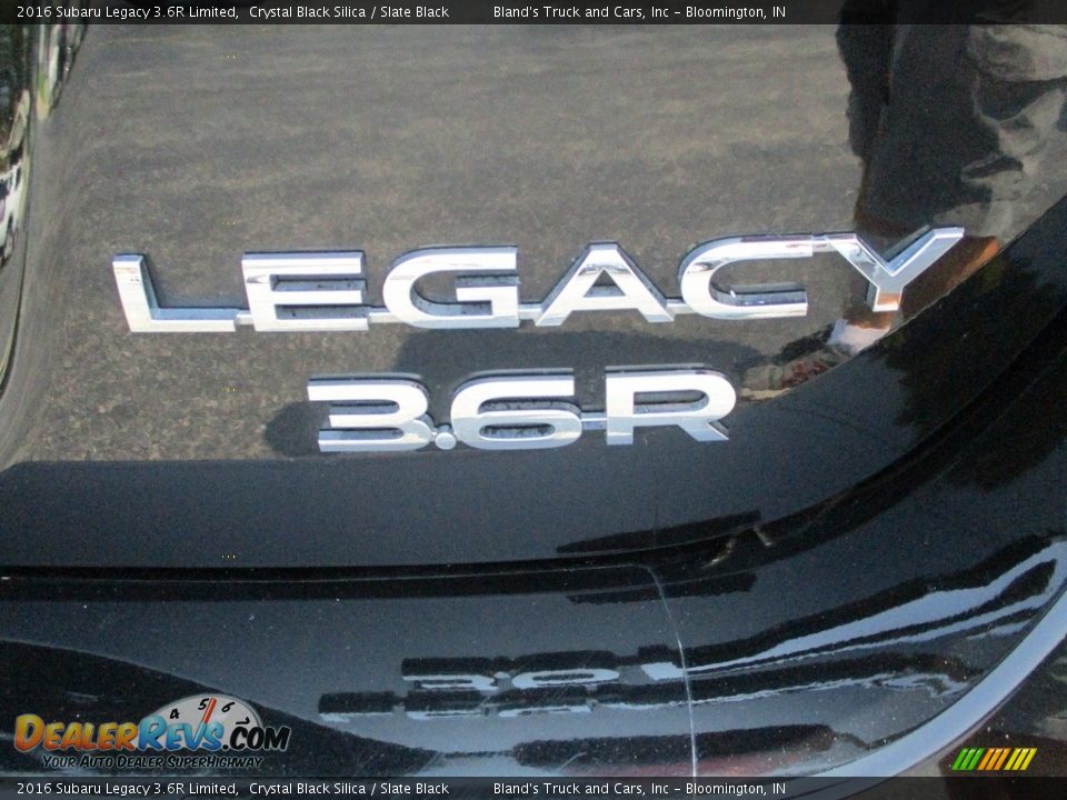 2016 Subaru Legacy 3.6R Limited Crystal Black Silica / Slate Black Photo #31
