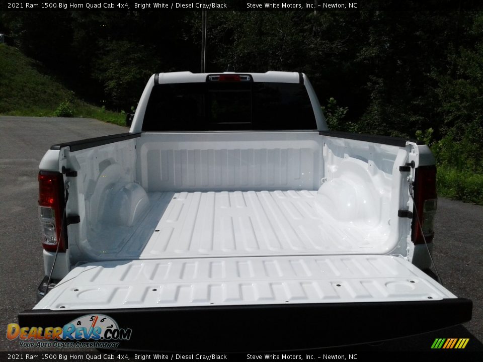 2021 Ram 1500 Big Horn Quad Cab 4x4 Bright White / Diesel Gray/Black Photo #8